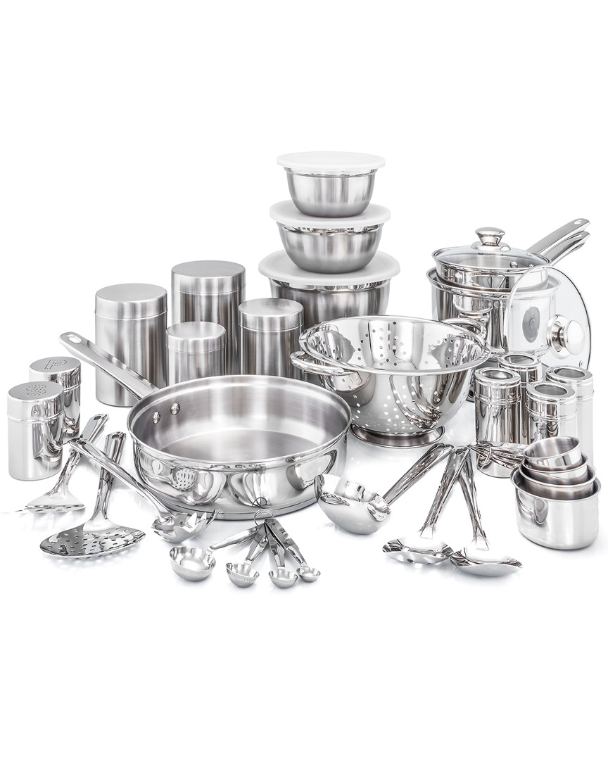 Old Dutch 36pc Kitchen In A Box Stainless Steel Cookware Set