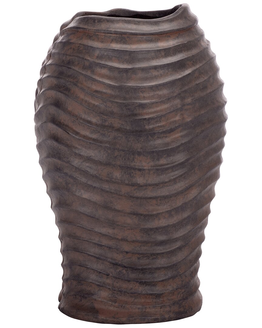 Safavieh Damian Planter Pot In Brown