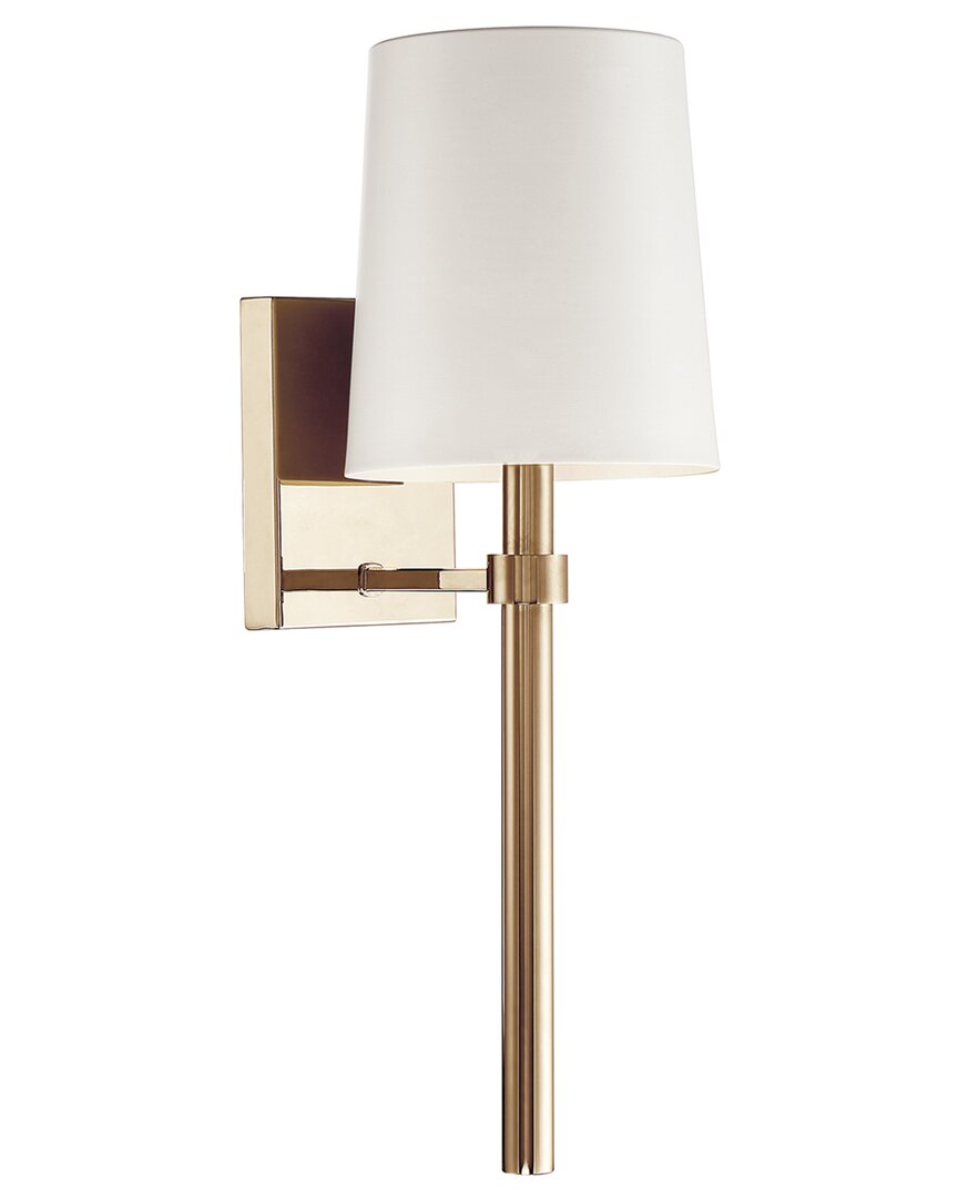 Crystorama Bromley 1-light Antique Gold Wall Mount In Gold