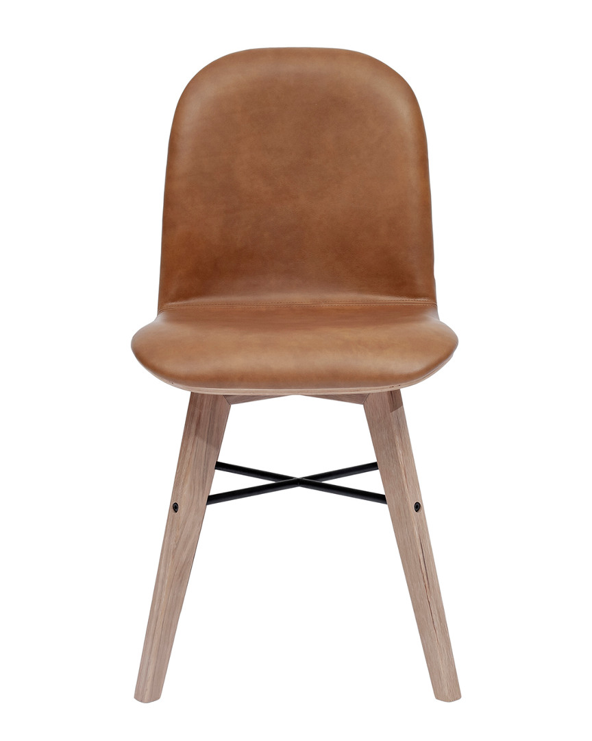 Moe's Home Collection Napoli Dining Chair In Brown