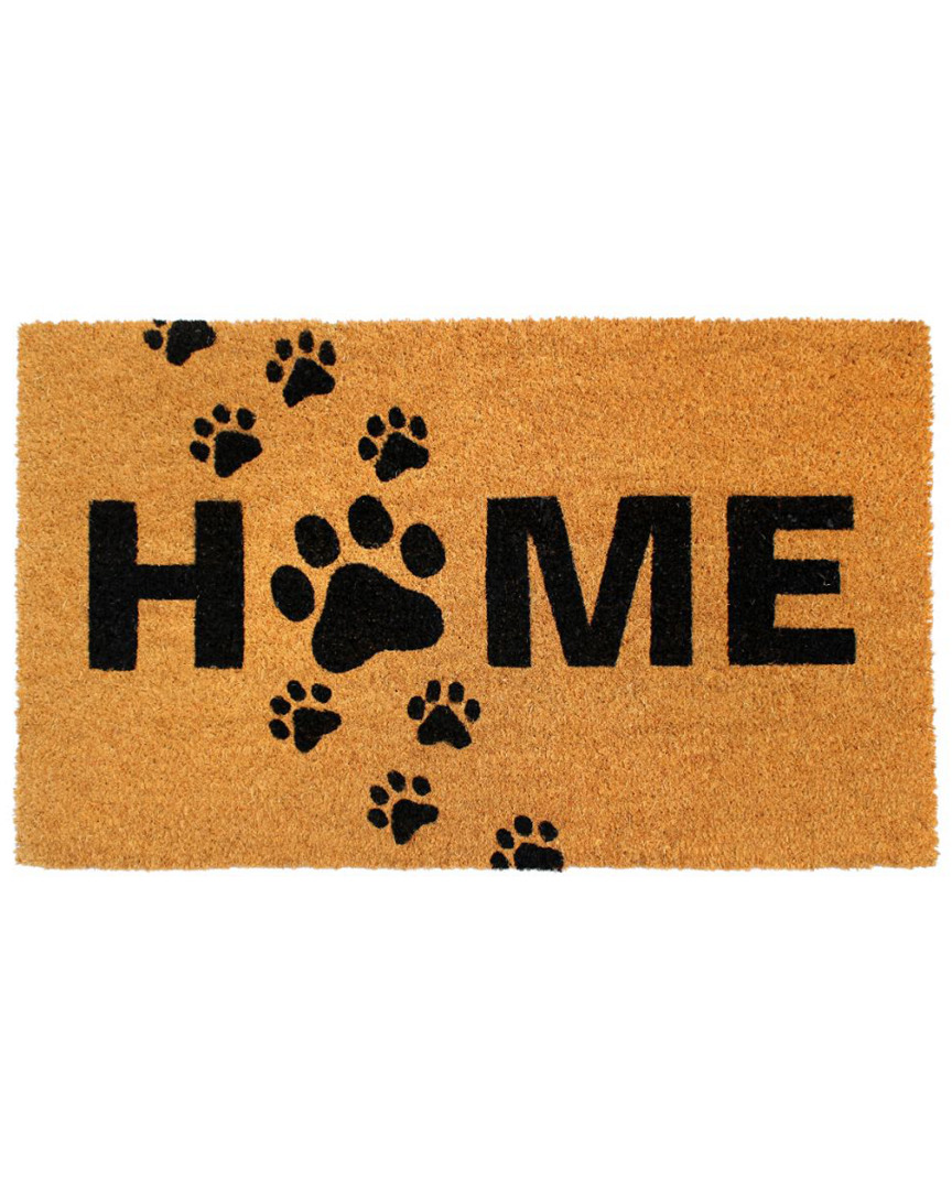 Master Weave Puppy Paws Home Coir Doormat