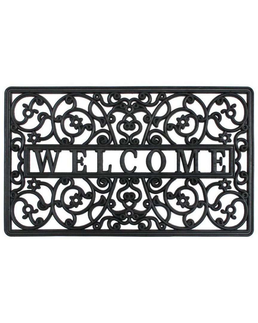 Shop Master Weave Scroll Welcome Doormat