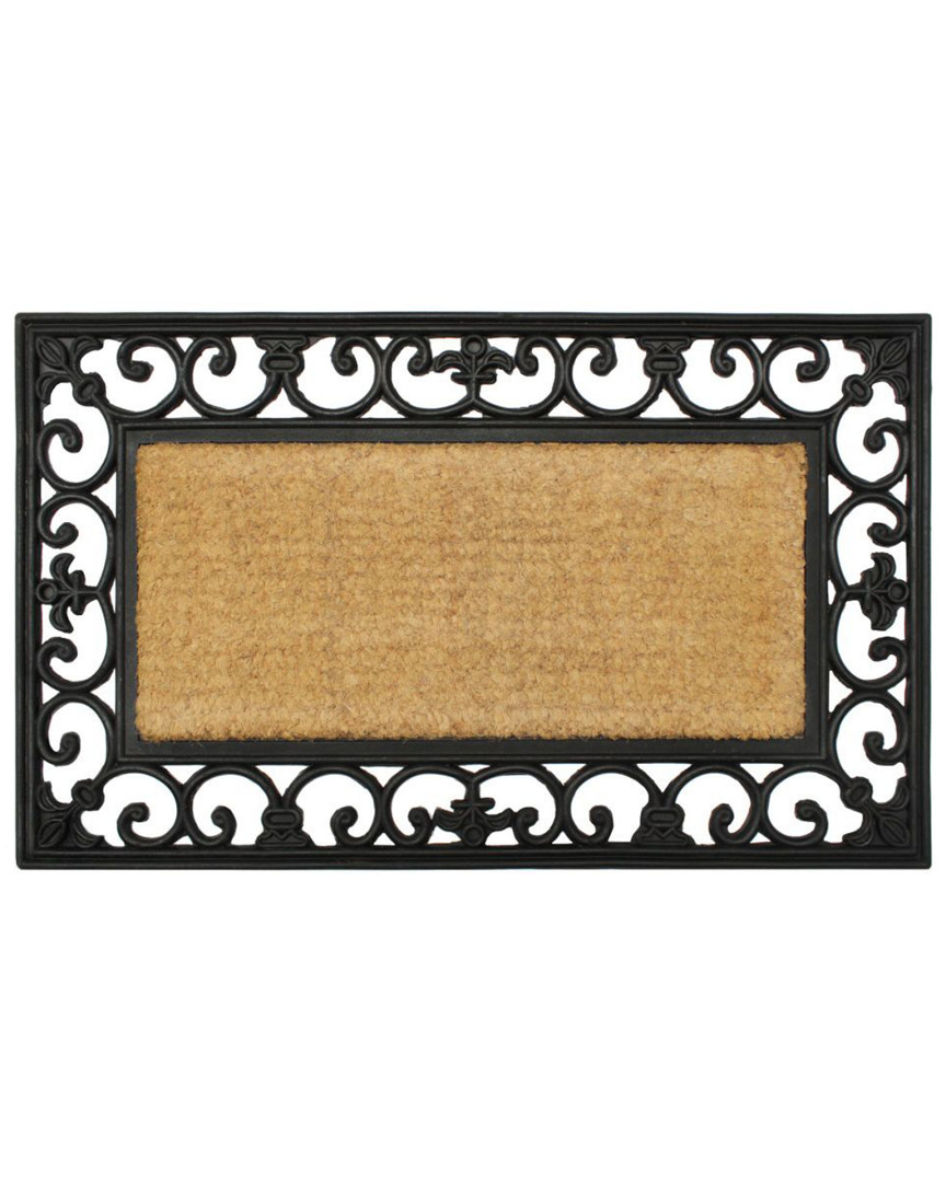 Master Weave Coir Irongate Striped Doormat