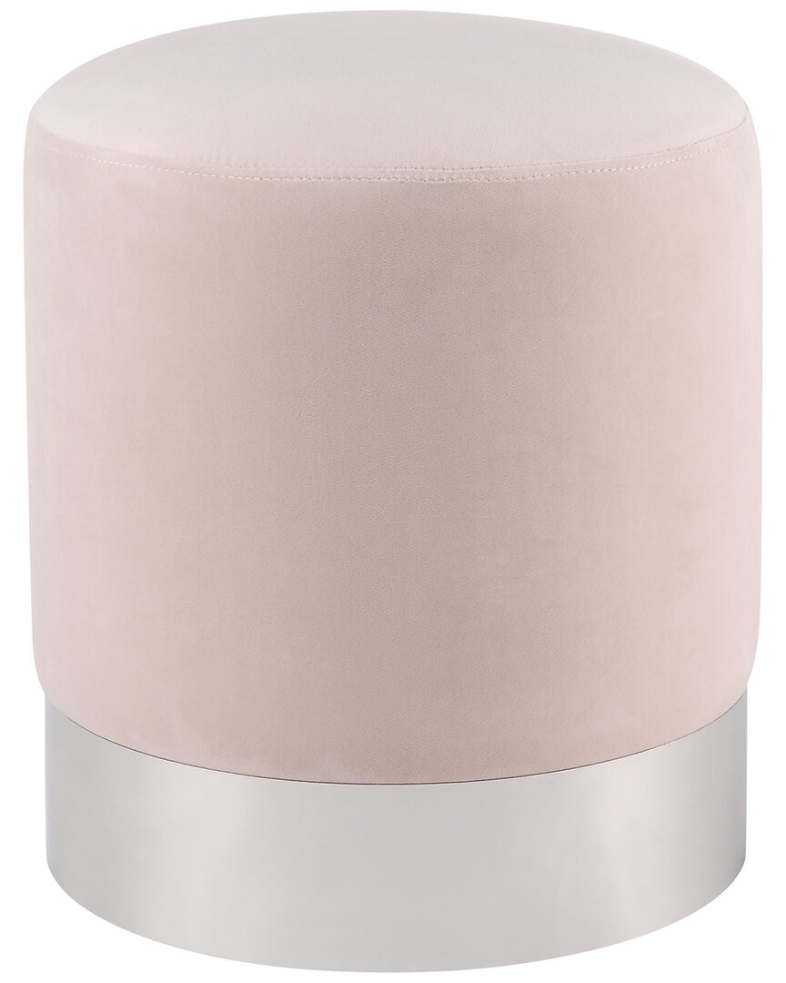 Inspired Home Elsa Ottoman In Pink