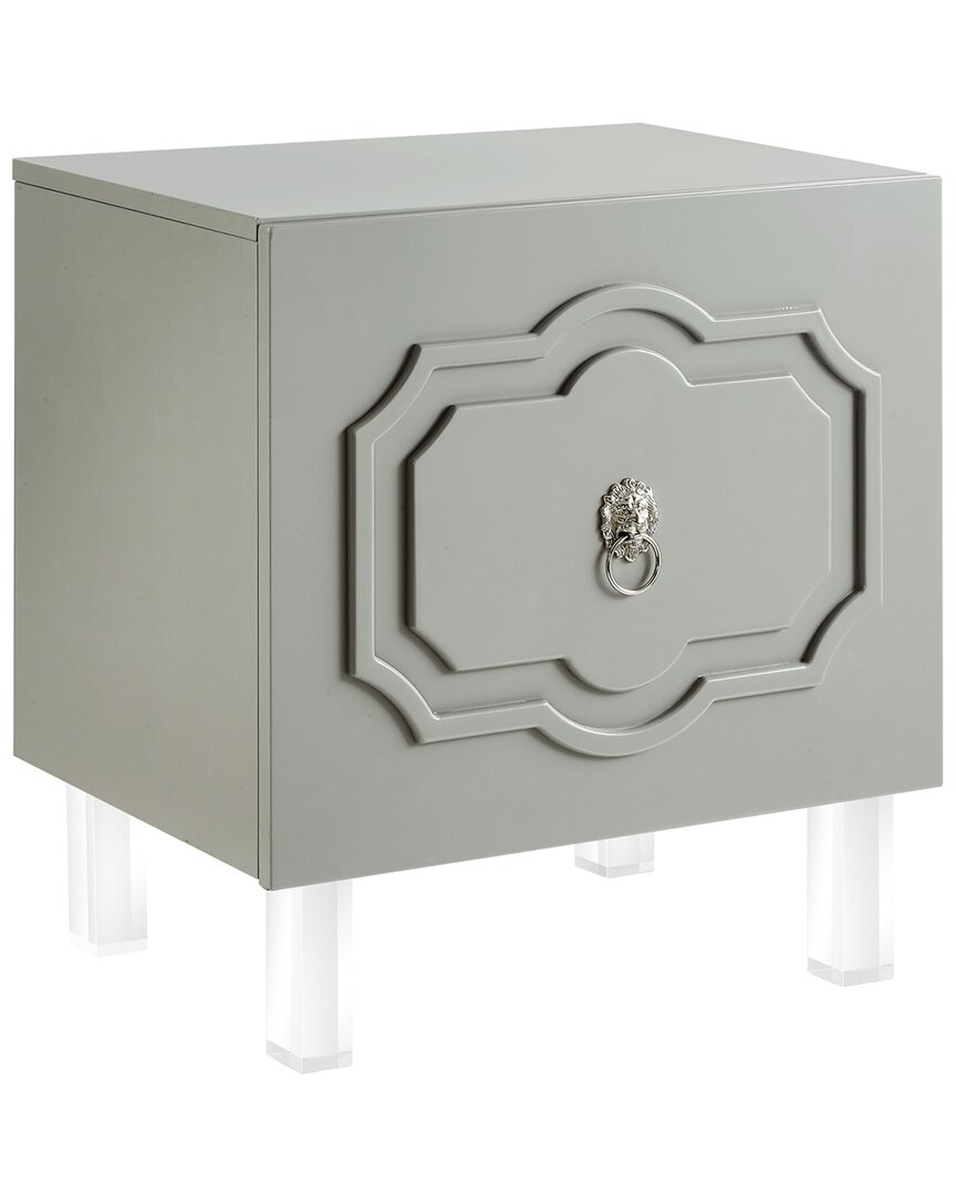 Inspired Home Sahara Side Table In Grey