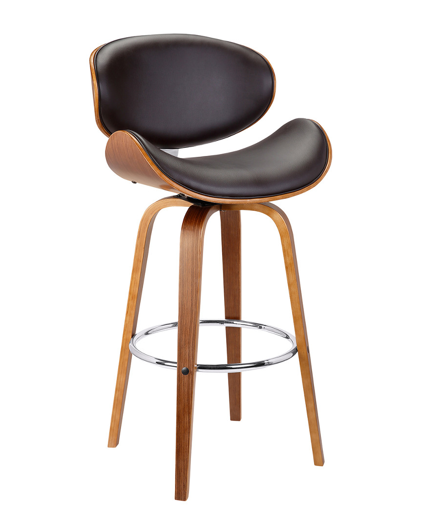 Armen Living Solvang 26in Swivel Counter Height Barstool