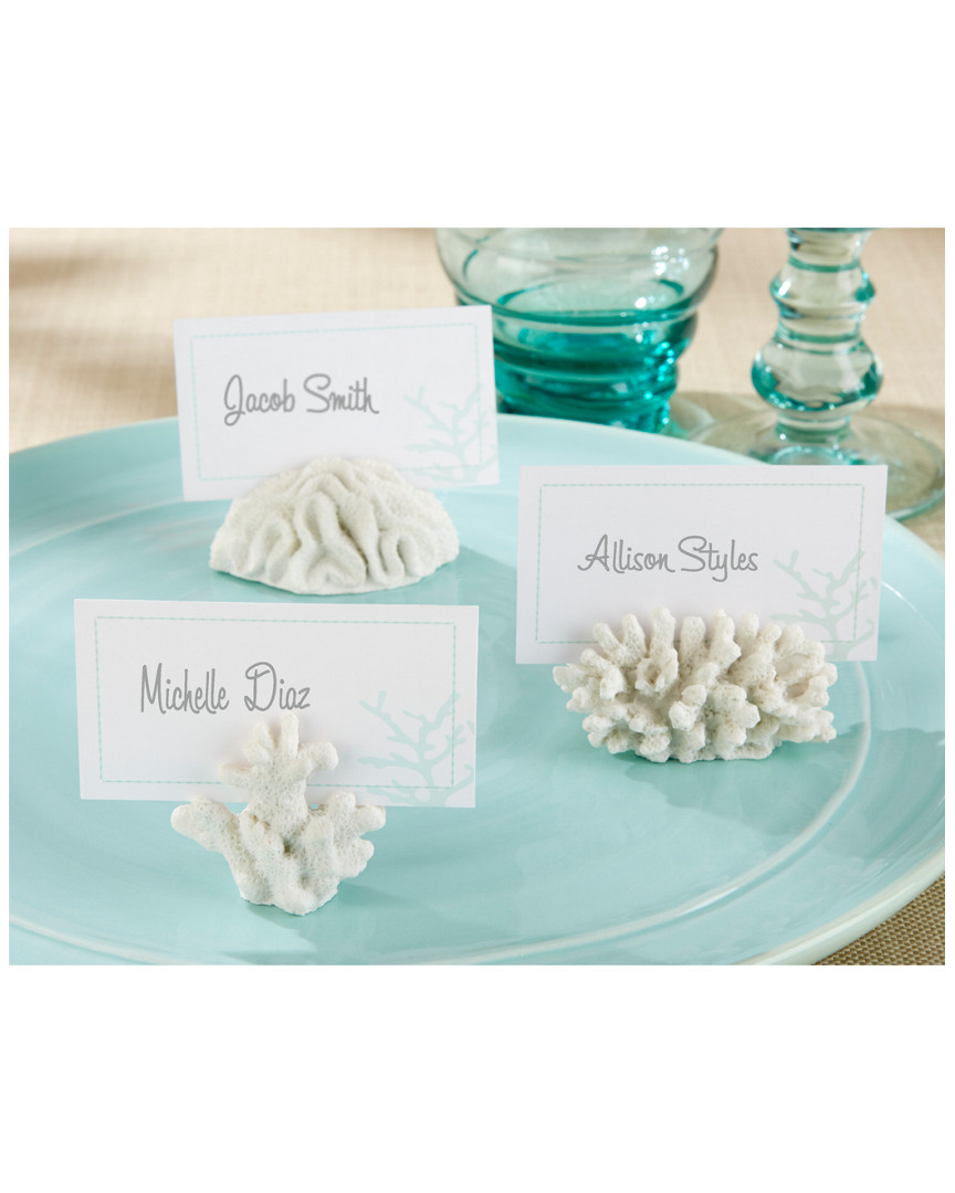 Kate Aspen Seven Seas Set Of 12 Place Card Holders In Nocolor