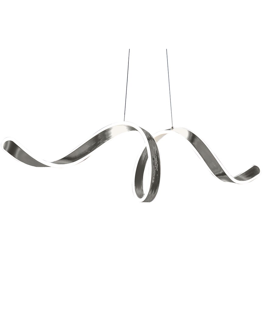 Finesse Decor Copenhagen Led Chandelier In Silver