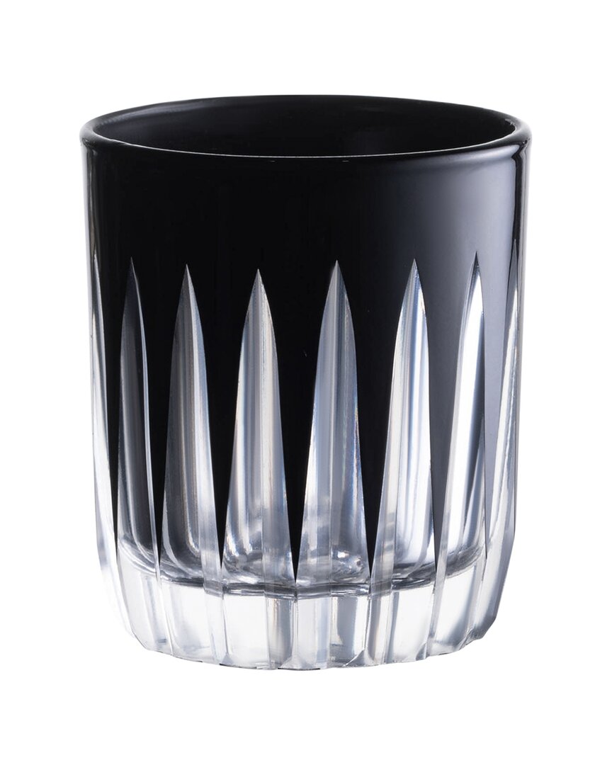 Barski Set Of 6 Colored Shot Glasses In Black