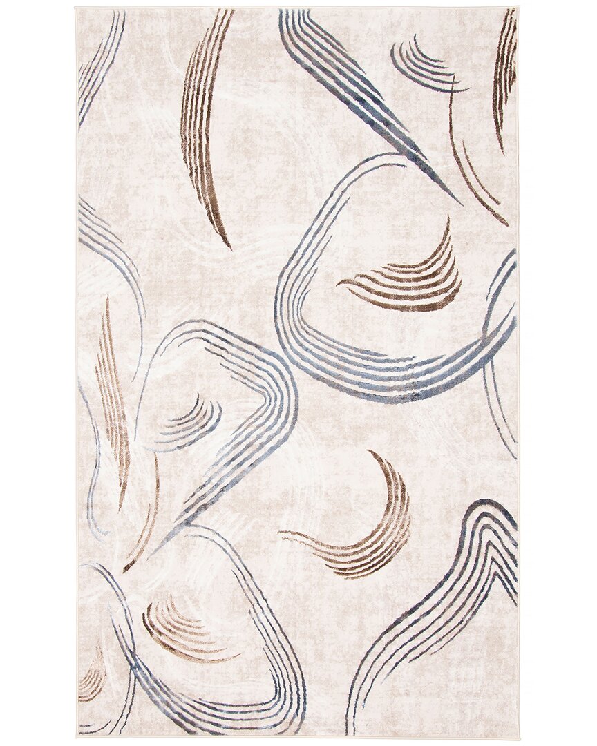 Ecarpet Wisp Contemporary/modern Area Rug In Neutral