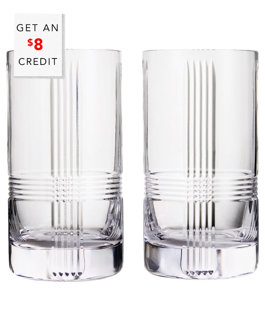 Marquis By Waterford Vector Highball Glasses, Set Of 2