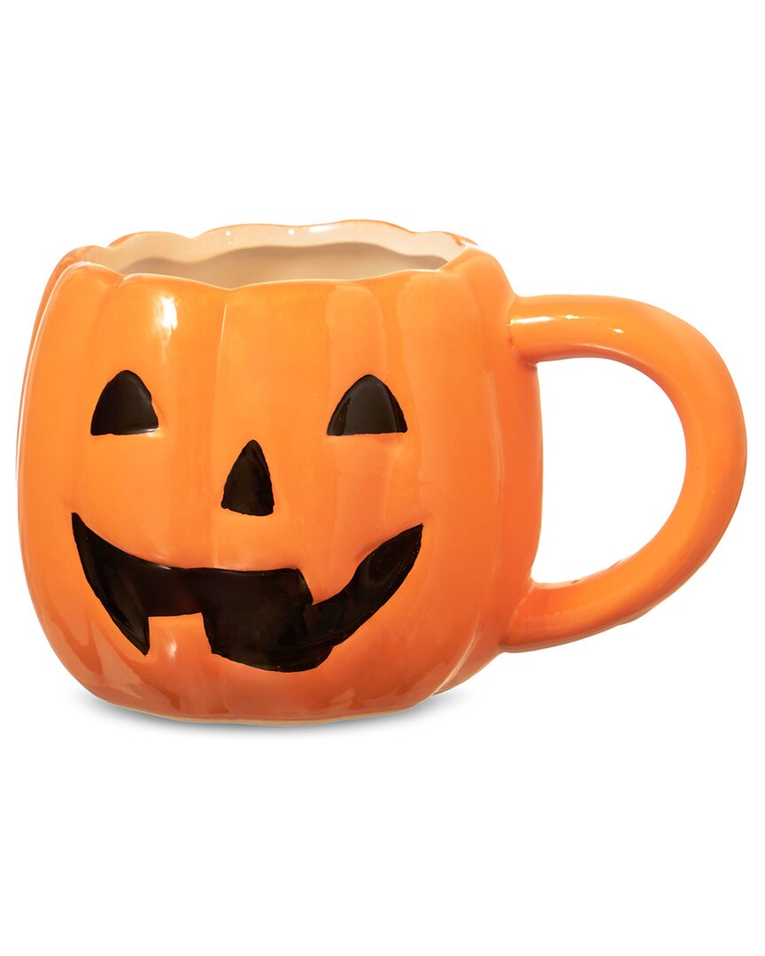 Godinger Boo-tiful Pumpkin Coffee Mug In Orange
