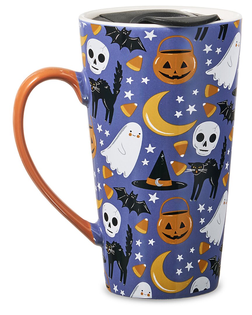 Godinger Ghost Stories Porcelain Travel Mug In Multi