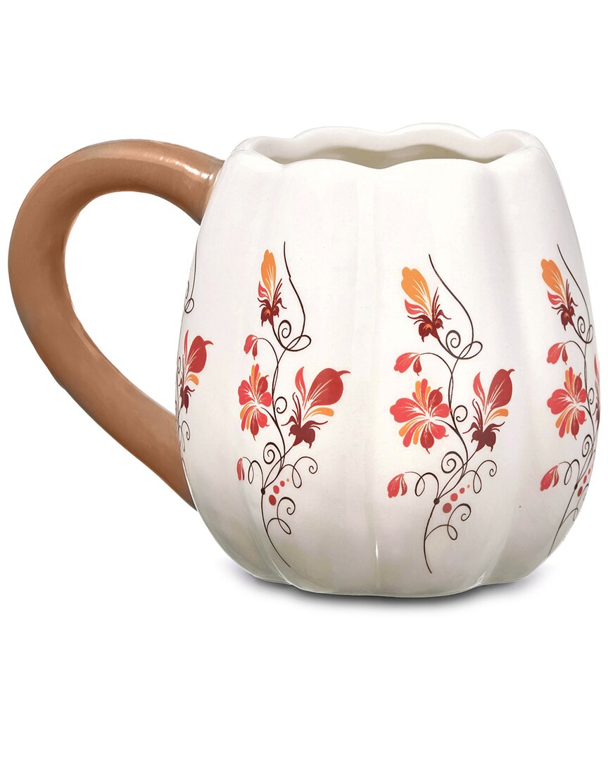 Godinger Set Of 2 White Pumpkin Coffee Mug