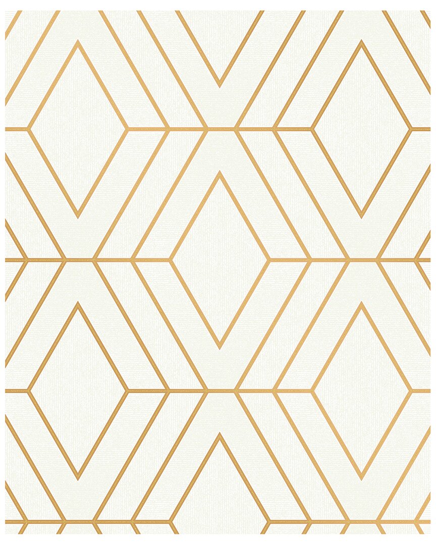Advantage Adaline Off-white Geometric Wallpaper