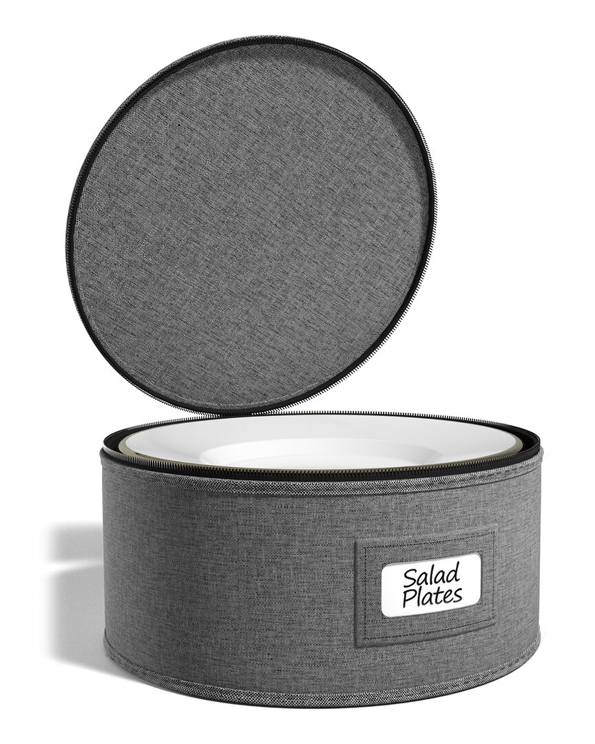 Sorbus China Dinnerware Organizer With Felt Protectors In Gray