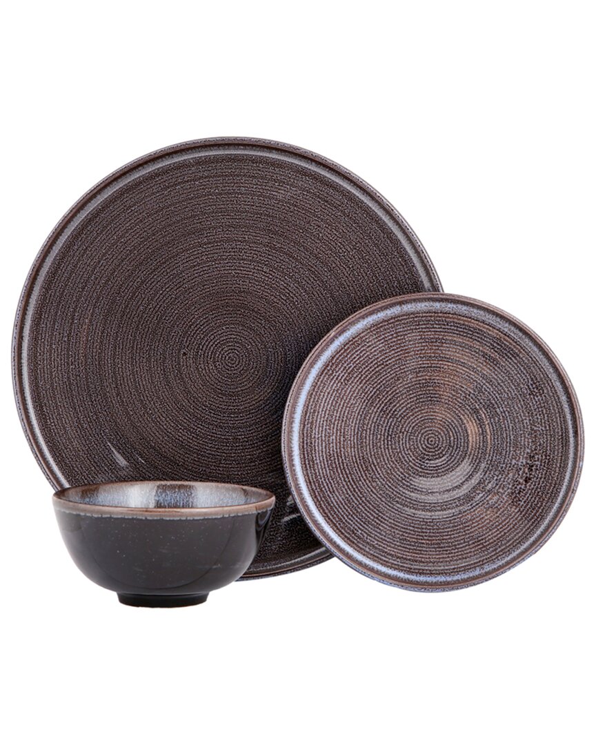Porland Ethos Rock 3-piece Place Setting Set
