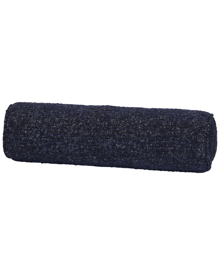 Harp & Finial Illecebrous Blue Pillow With Down Insert