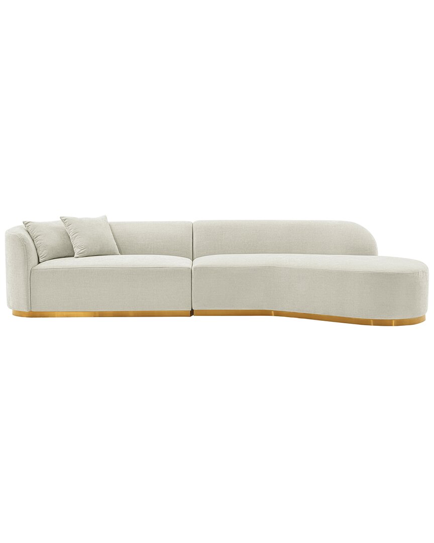 Manhattan Comfort Daria Sofa In White