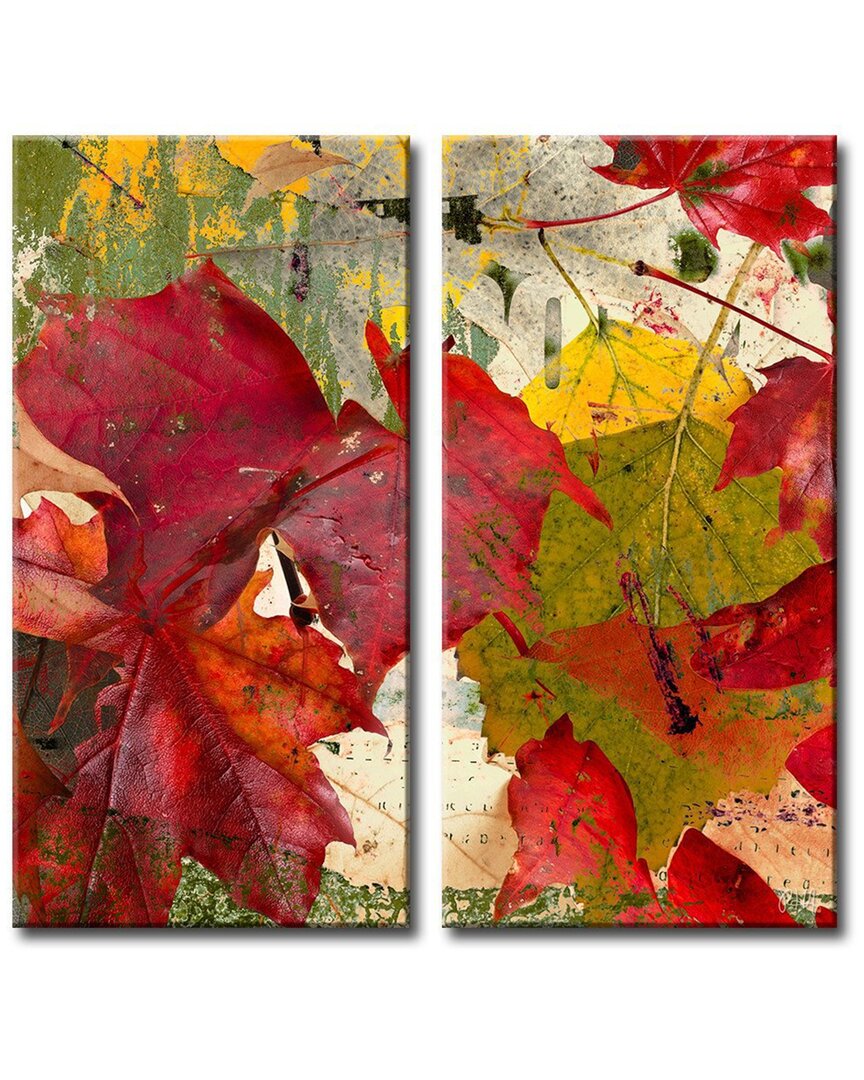 Ready2hangart Fall Ink Xxi Wrapped Canvas Wall Art