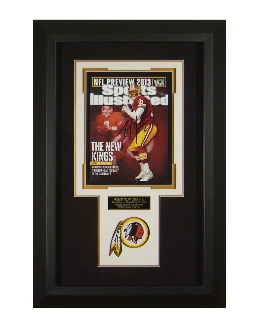 Millionaire Gallery Seahawks's Robert Griffin Iii Signed Si Cover In Black