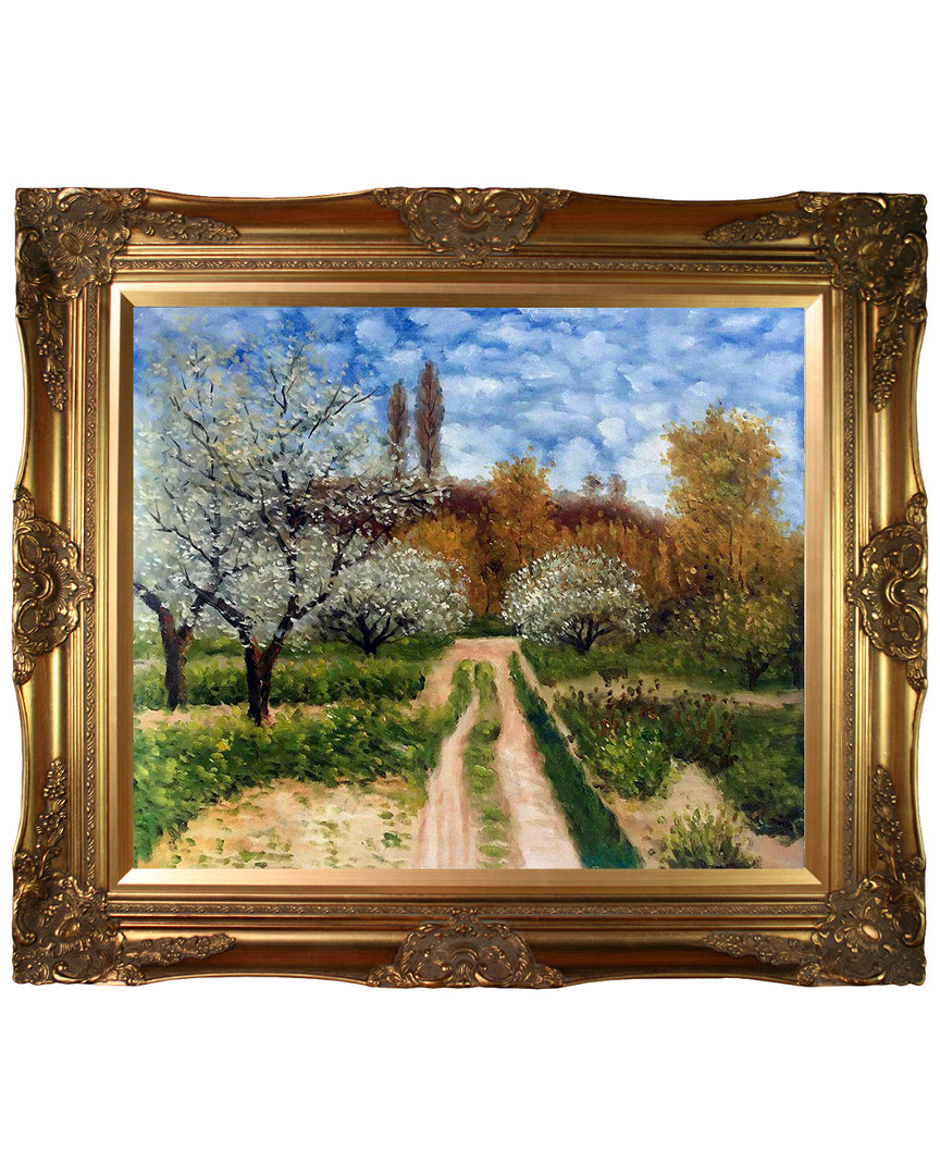 Overstock Art Trees In Bloom Oil Reproduction By Claude Monet