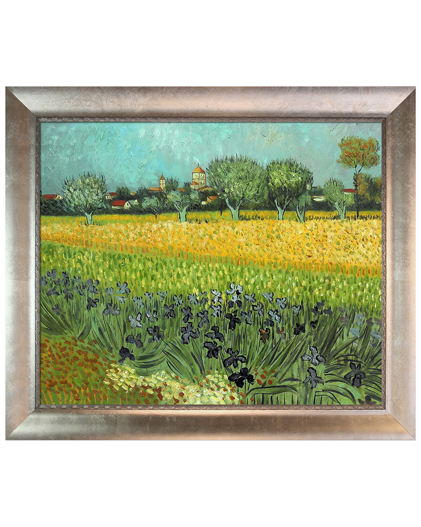 Overstock Art View Of Arles With Irises Oil Reproduction By Vincent Van Gogh
