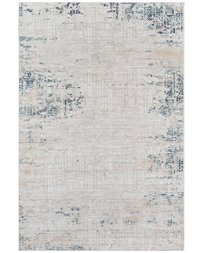 Ecarpet Genevieve Traditional Area Rug In Gray