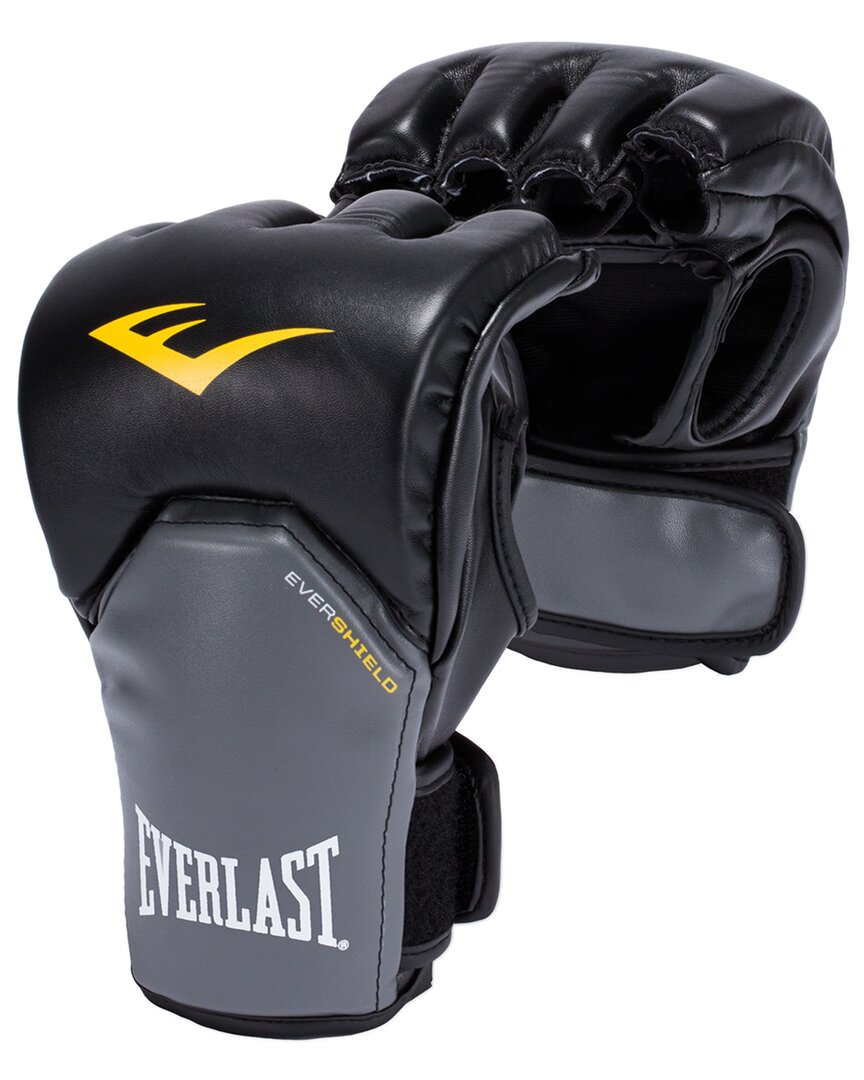 Shop Everlast Mma Powerlock Train Gloves In Black