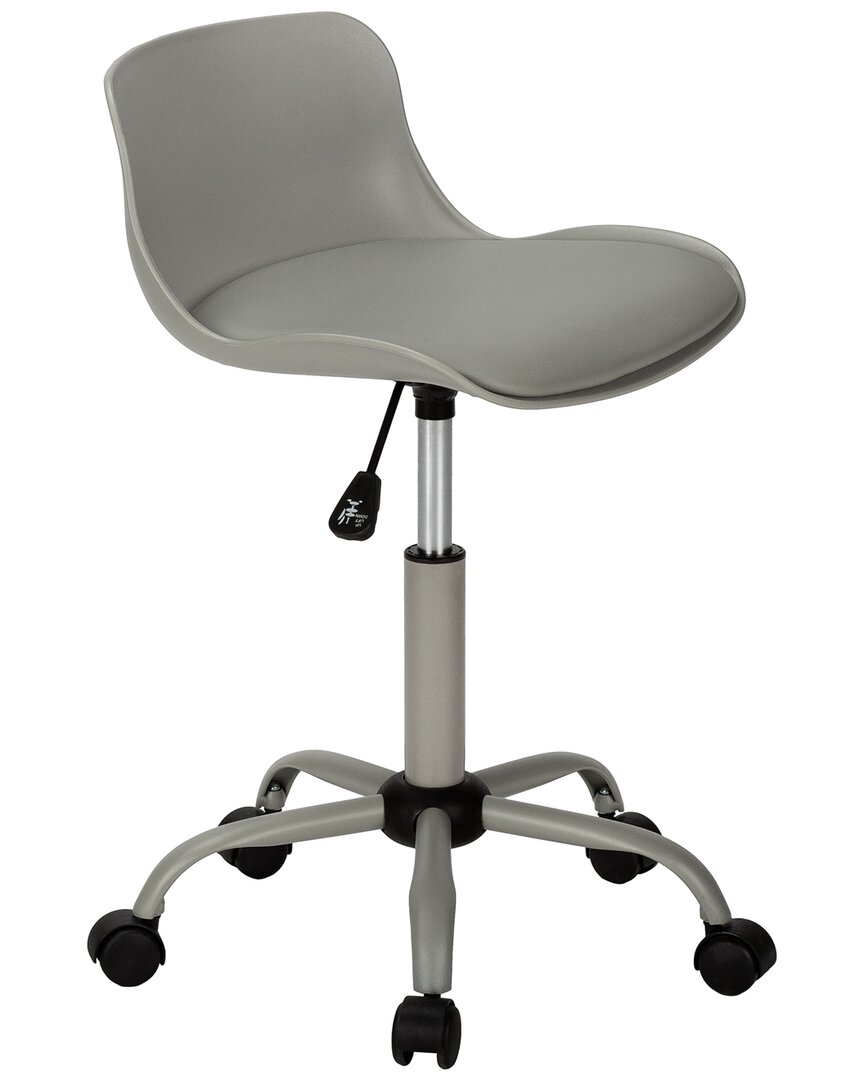 Monarch Specialties Office Chair - Juvenile Low Back - Adjustable In Grey