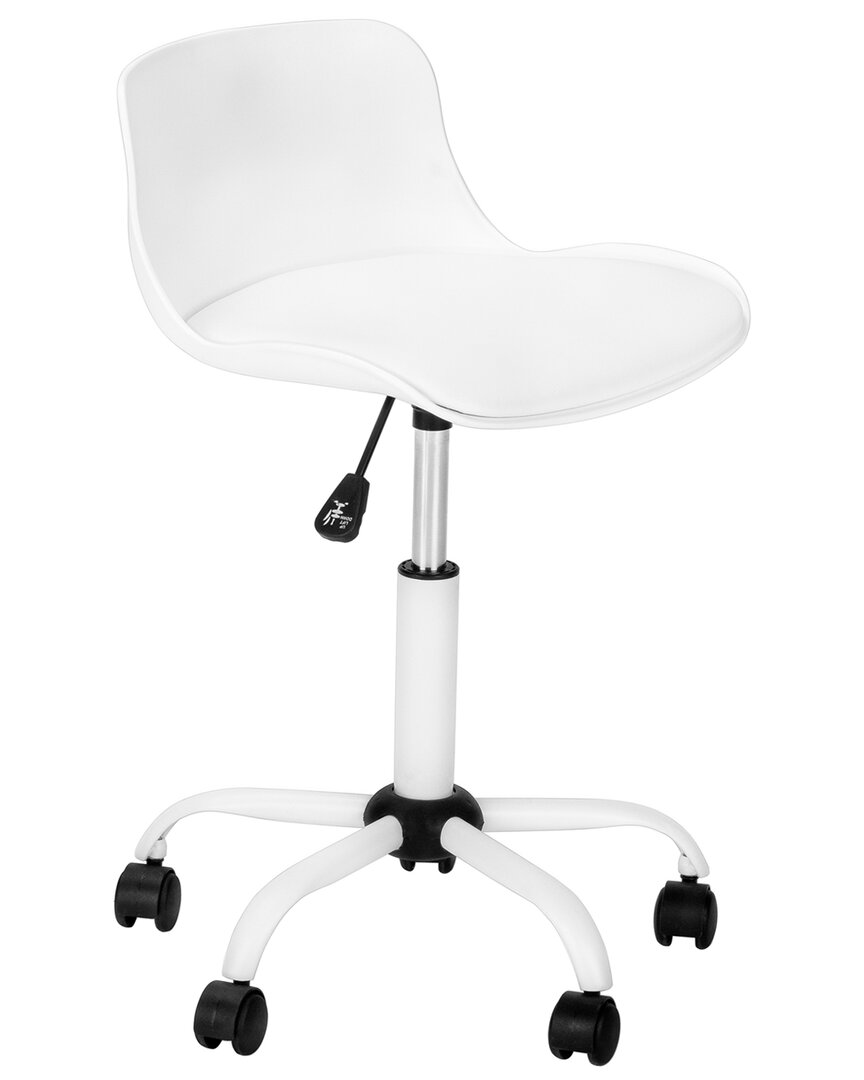Monarch Specialties Office Chair - Juvenile Low Back - Adjustable In White
