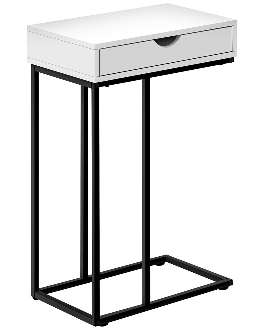 Monarch Specialties Side Table In White