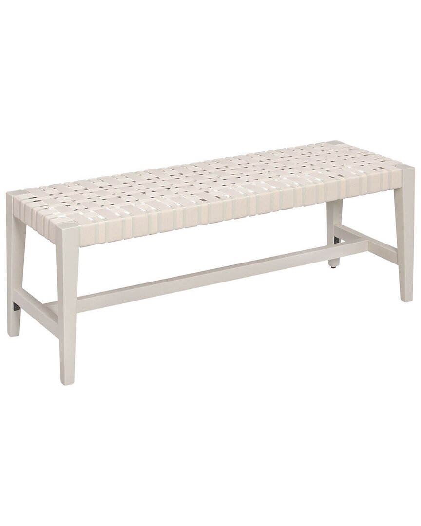 Artistic Home & Lighting Artistic Home Causeway Bench In White