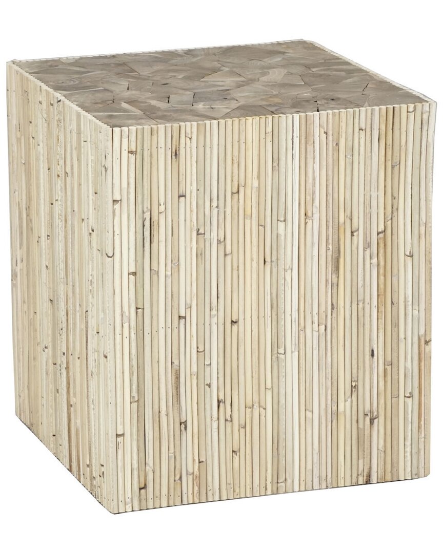 Artistic Home & Lighting Artistic Home Toleno Square Accent Stool In Natural