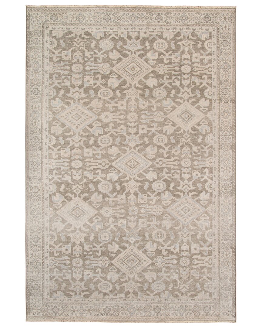 Ar Rugs Mesilla Hand-knotted Rug In Taupe