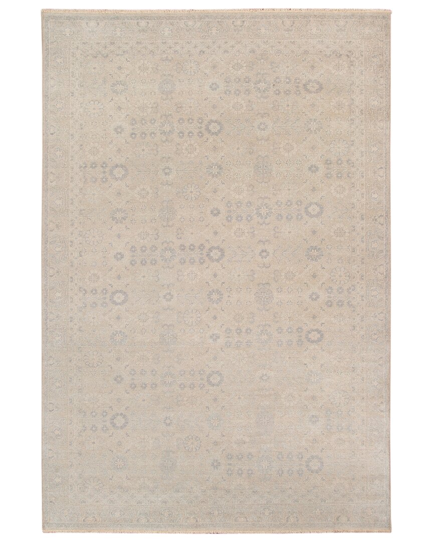 Shop Ar Rugs Kalma Hand-knotted Rug In Gray