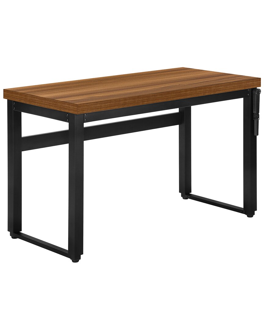 Monarch Specialties Computer Desk - Adjustable In Brown
