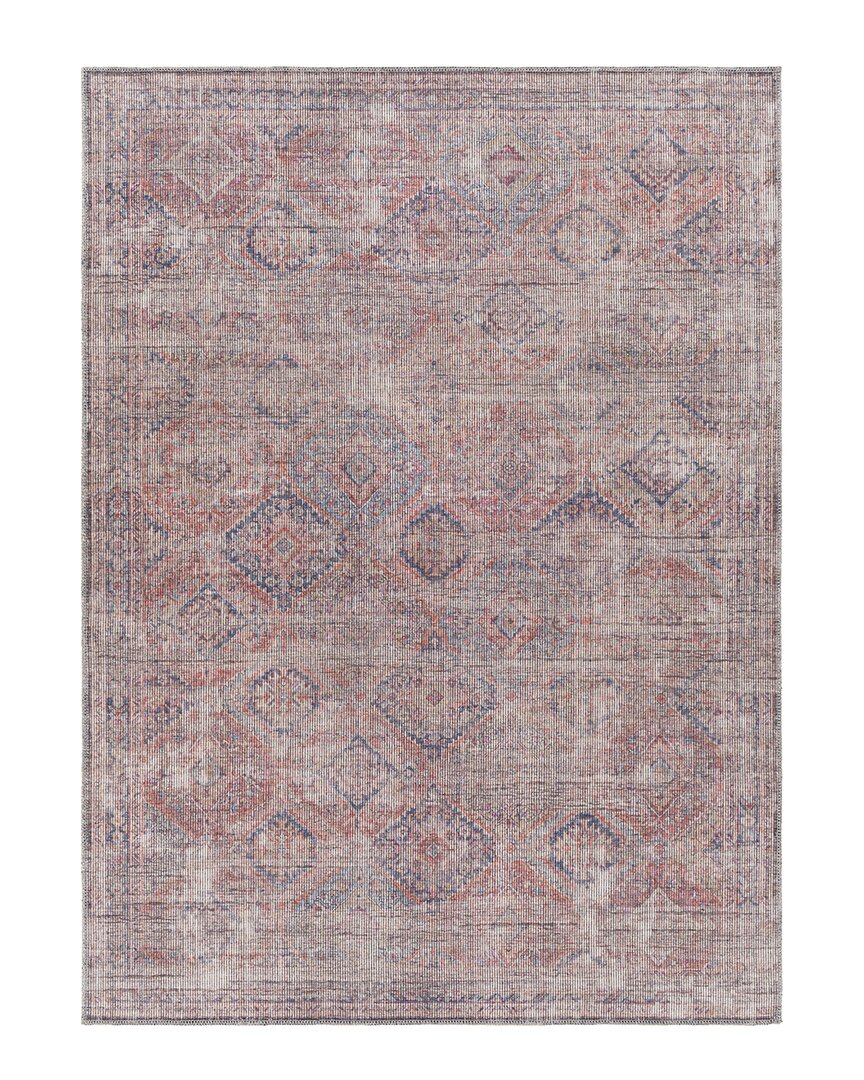 Surya Farrell Traditional Washable Rug In Pink