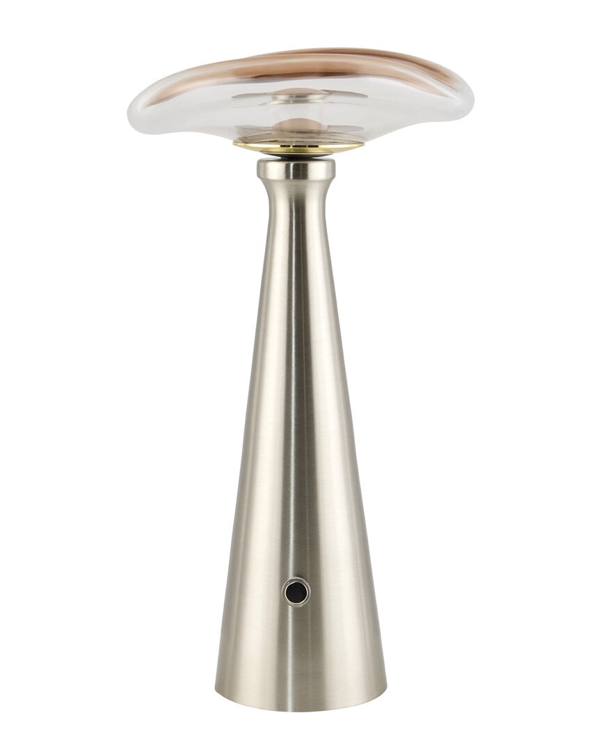 Surya Olivet Accent Table Lamp In Silver