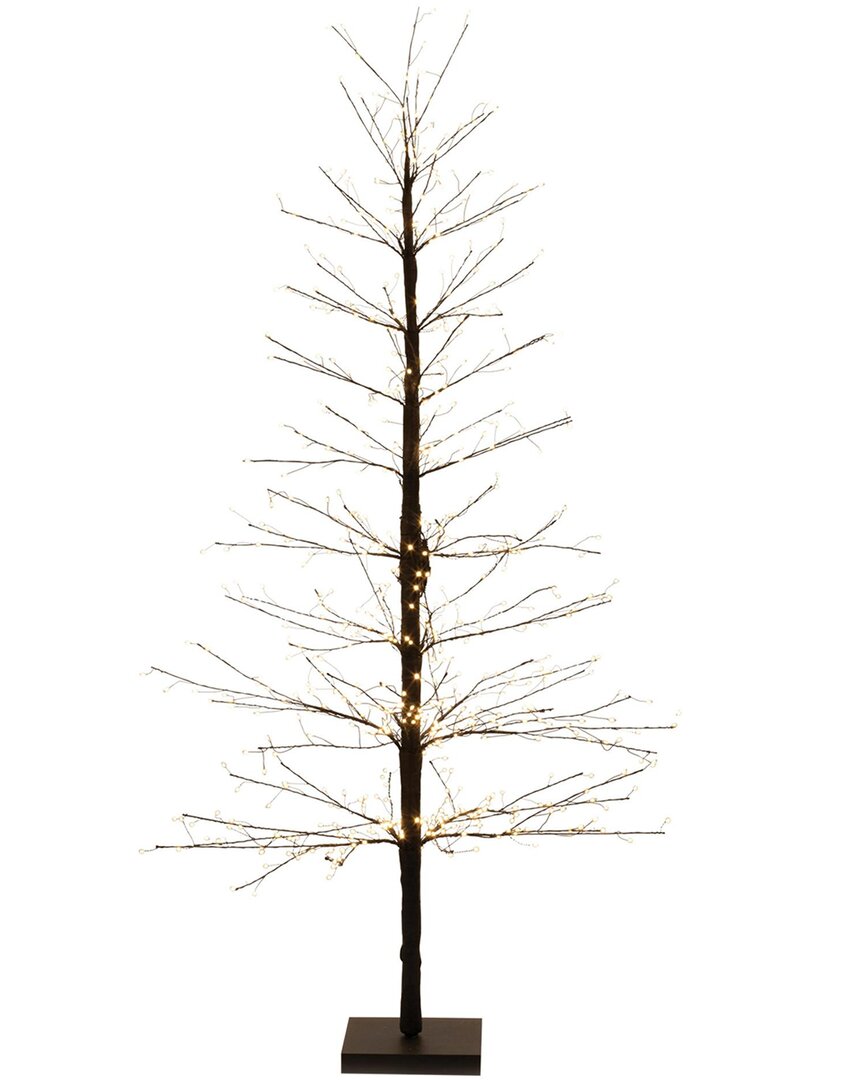 Melrose International Black Led Twig Tree In Black