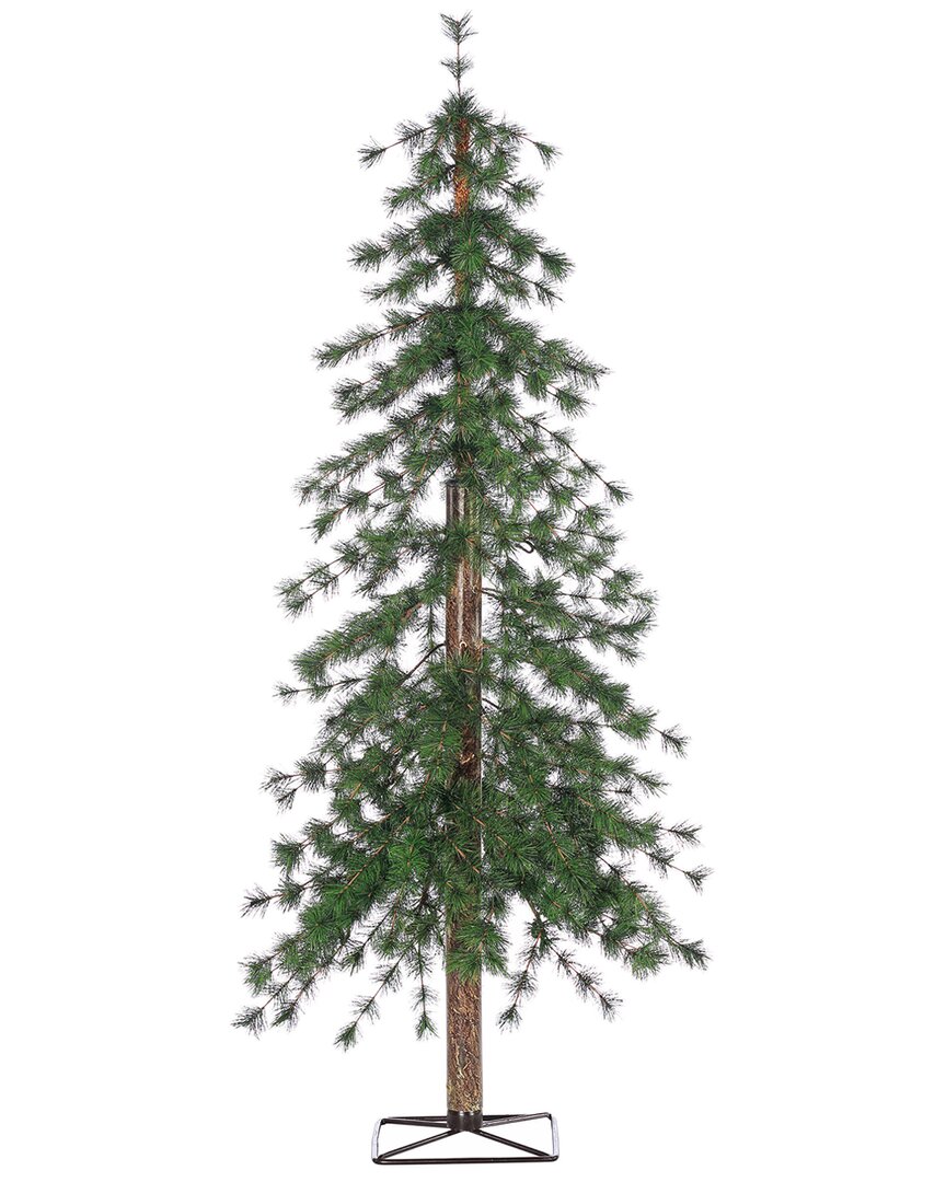 Sterling Tree Company 5ft High Pre-lit Alpine Tree With Clear White Led Lights In Green