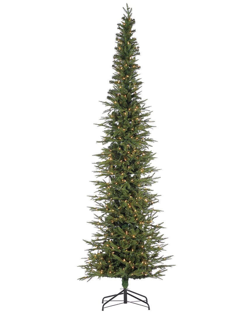 Sterling Tree Company 9ft Natural Cut Narrow Lincoln Pine With 450 Clear Lights In Green