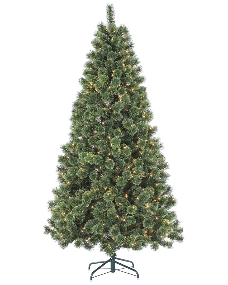 Sterling Tree Company 6 Foot Cashmere Pine Tree With 412 Tips And 400 Ul Incandescent Lights In Green