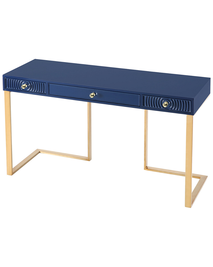 Tov Janie Blue Lacquer Desk