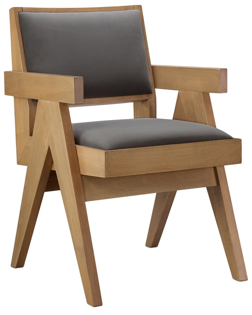 Design Guild Pierre Jeanneret Arm Chair In Gray