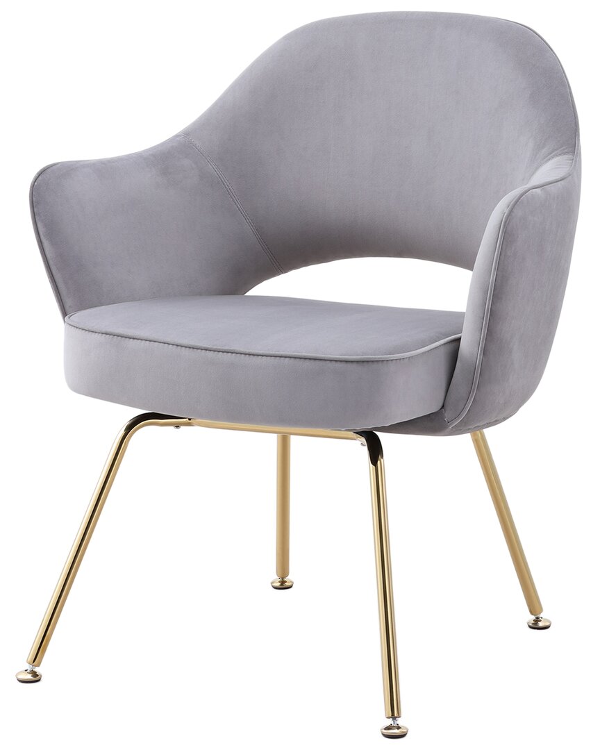 Design Guild Saarinen Modern Arm Chair In Gray