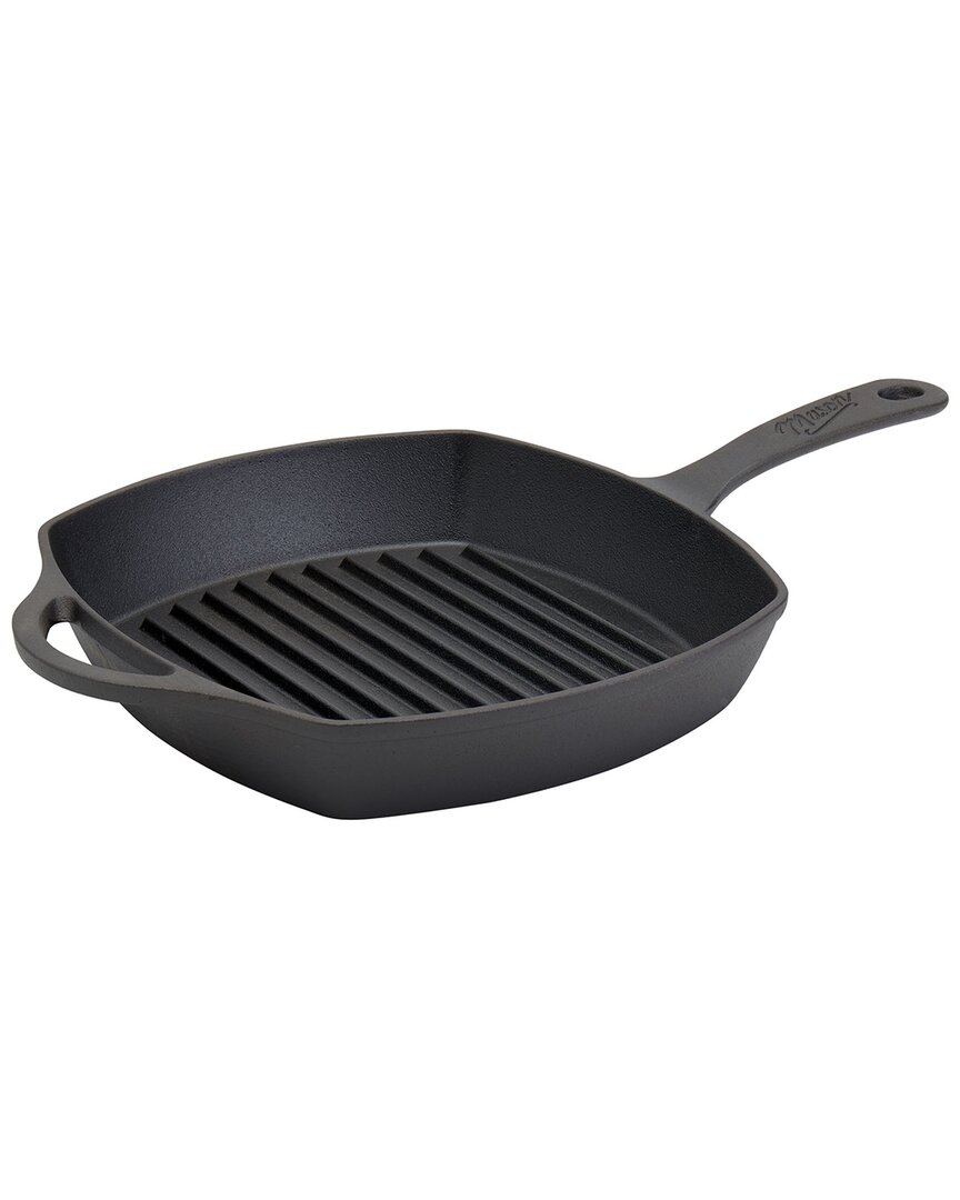 Mason Craft & More Mason Craft And More 10.25 Cast Iron Square Grill Pan In Black