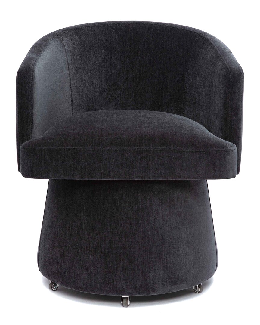Tov Furniture Kristen Upcycled Chenille Rolling Desk Chair
