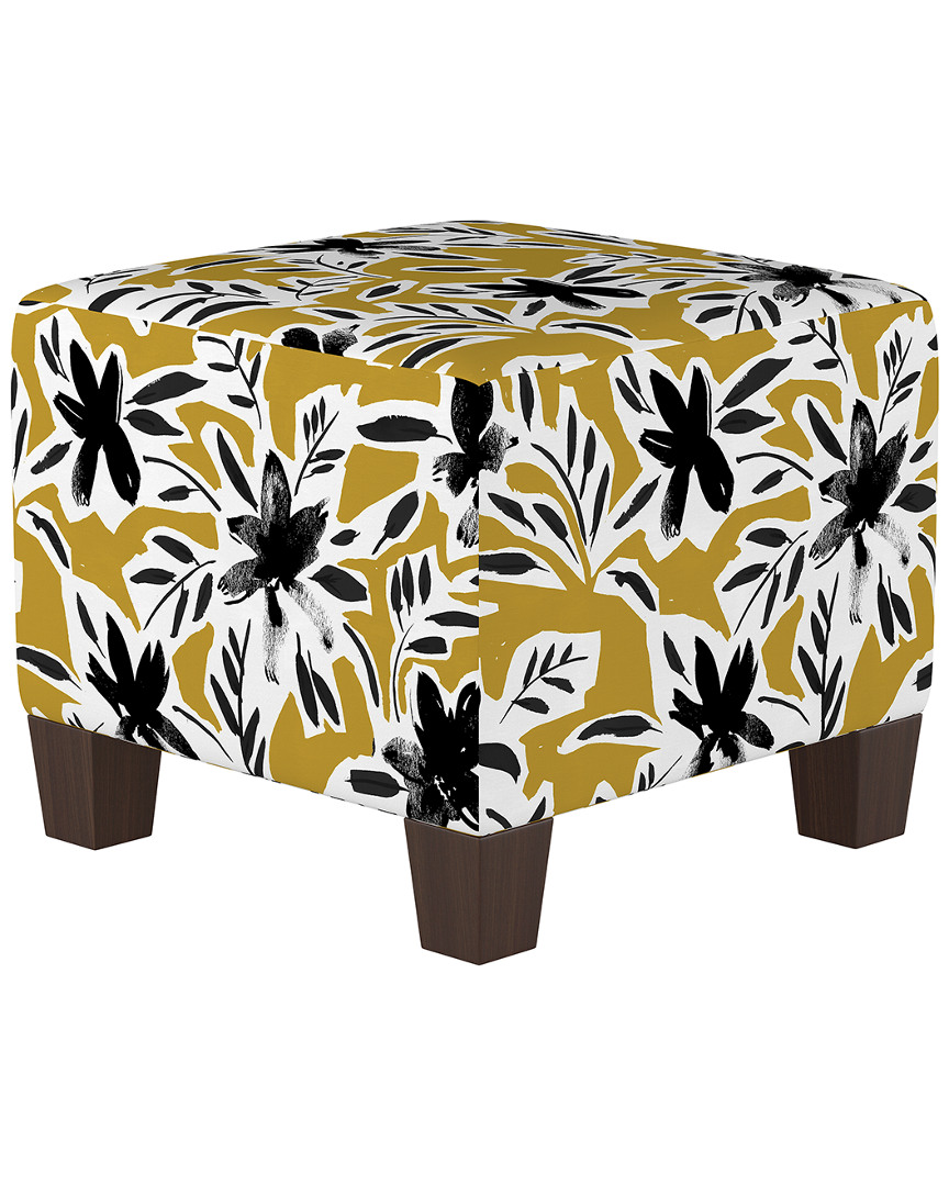 Skyline Furniture Square Ottoman In Multi