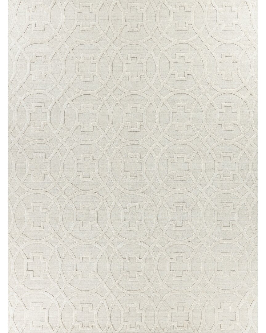 Exquisite Rugs Windsor Hand-loomed New Zealand Wool & Silk-blend Rug